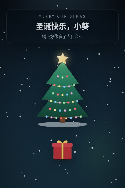 圣诞树与礼物